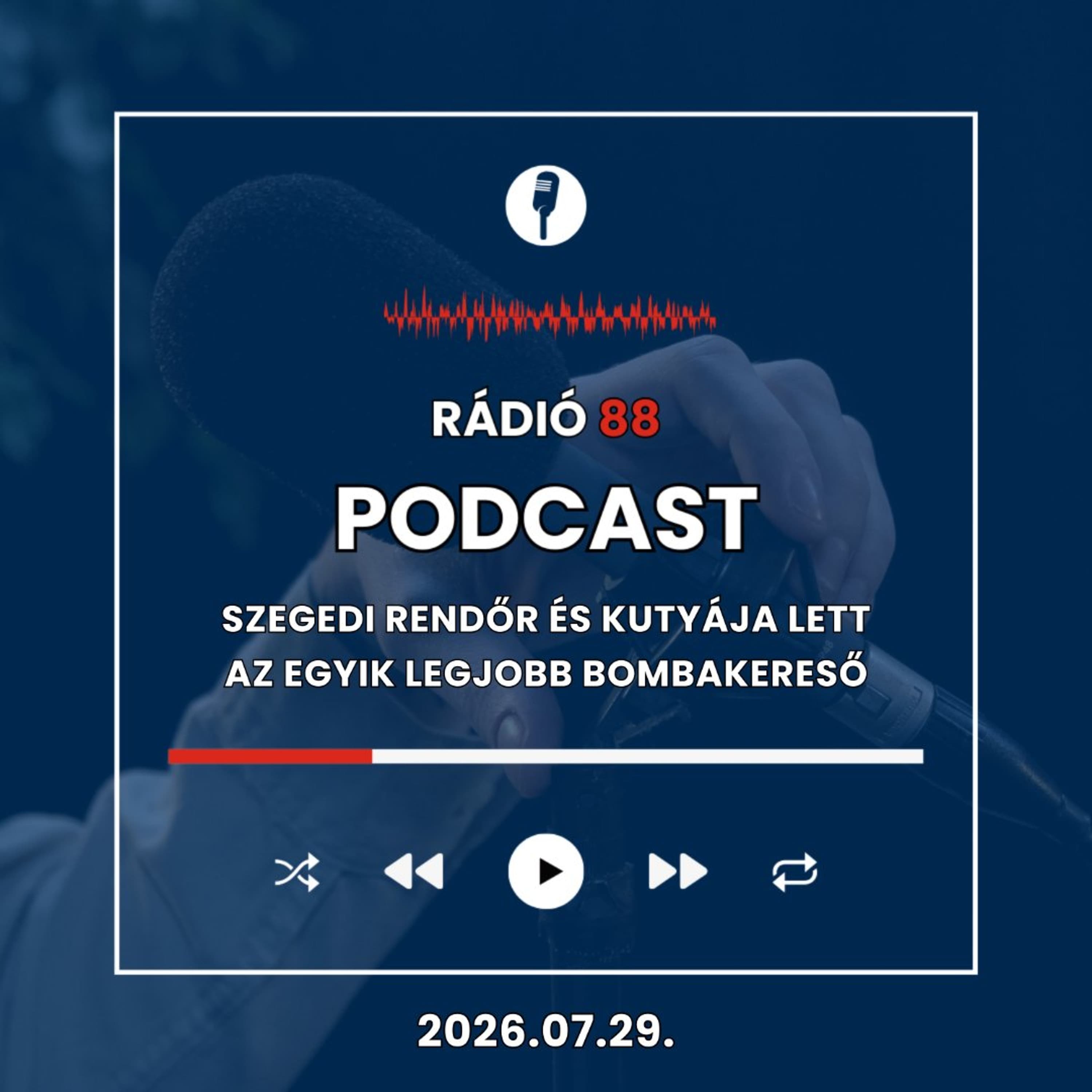 Szegedi rendőr és kutyája lett az egyik legjobb bombakereső | Café88 [2026.07.29.]