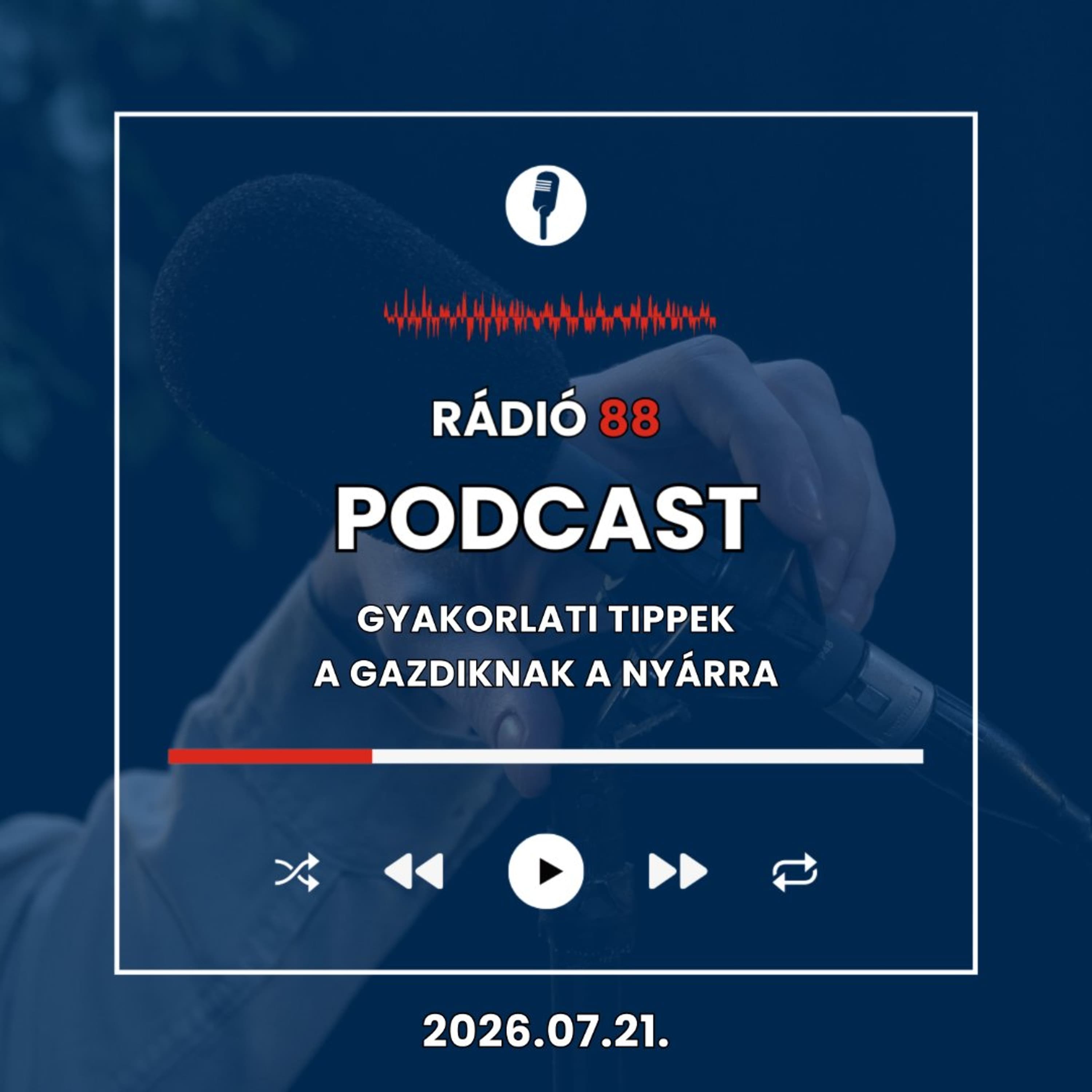 Gyakorlati tippek a gazdiknak a nyárra | Café88 [2026.07.21.]