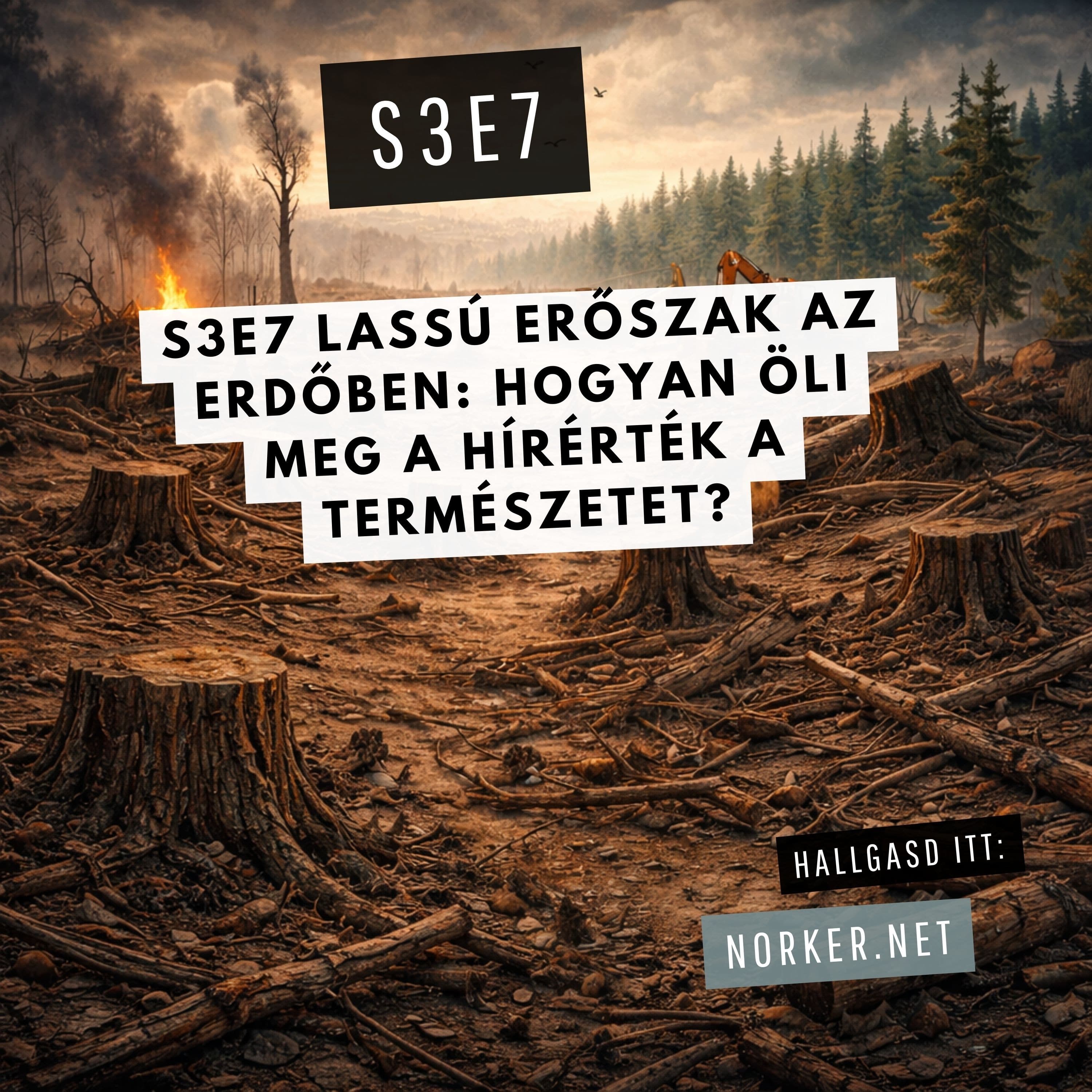 S3E7 Lassú erőszak az erdőben: Hogyan öli meg a hírérték a természetet?