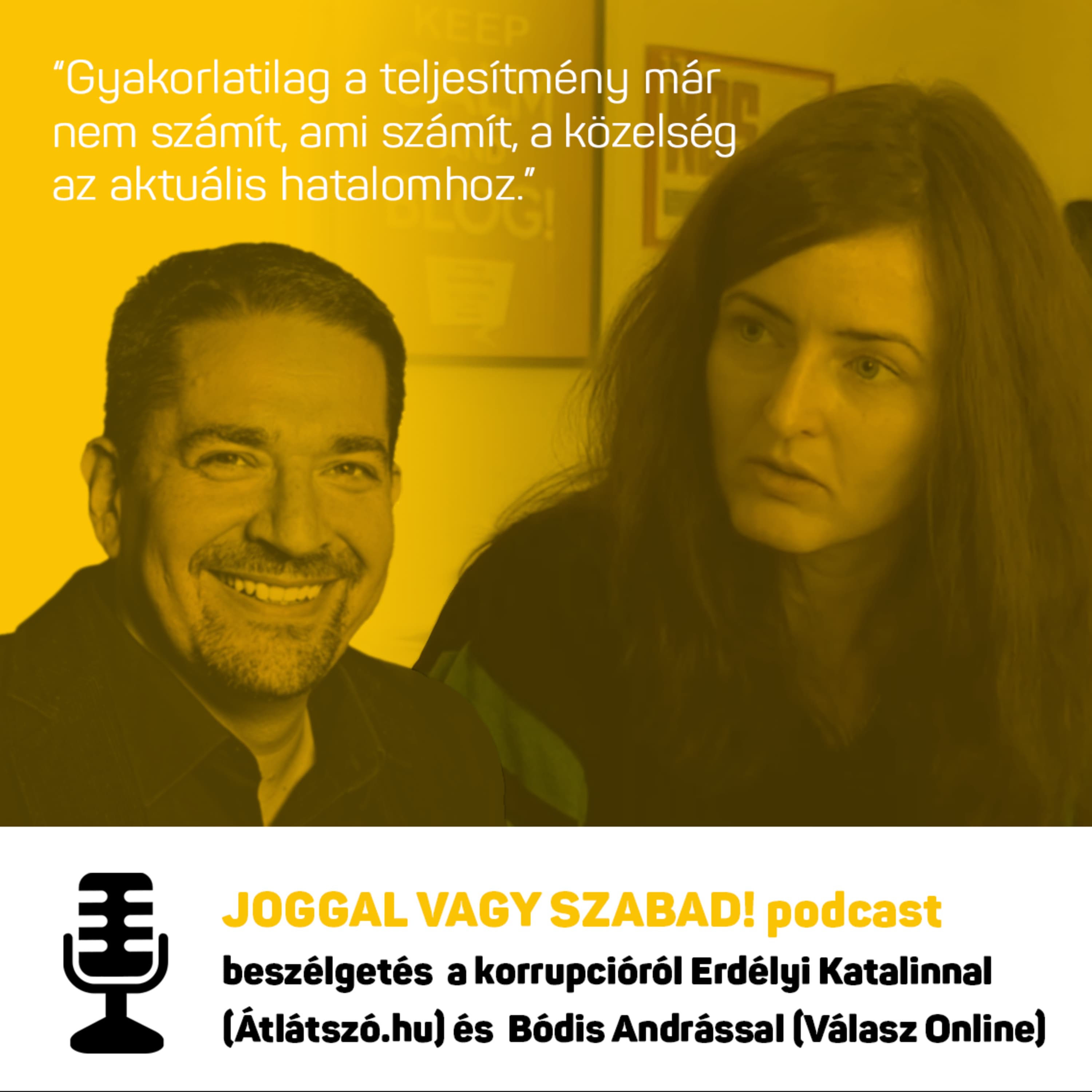 2021.04.01. Gyakorlatilag a teljesítmény már nem számít, ami számít, a közelség az aktuális hatalomhoz. Beszélgetés Erdélyi Katalinnal és Bódis Andrással.
