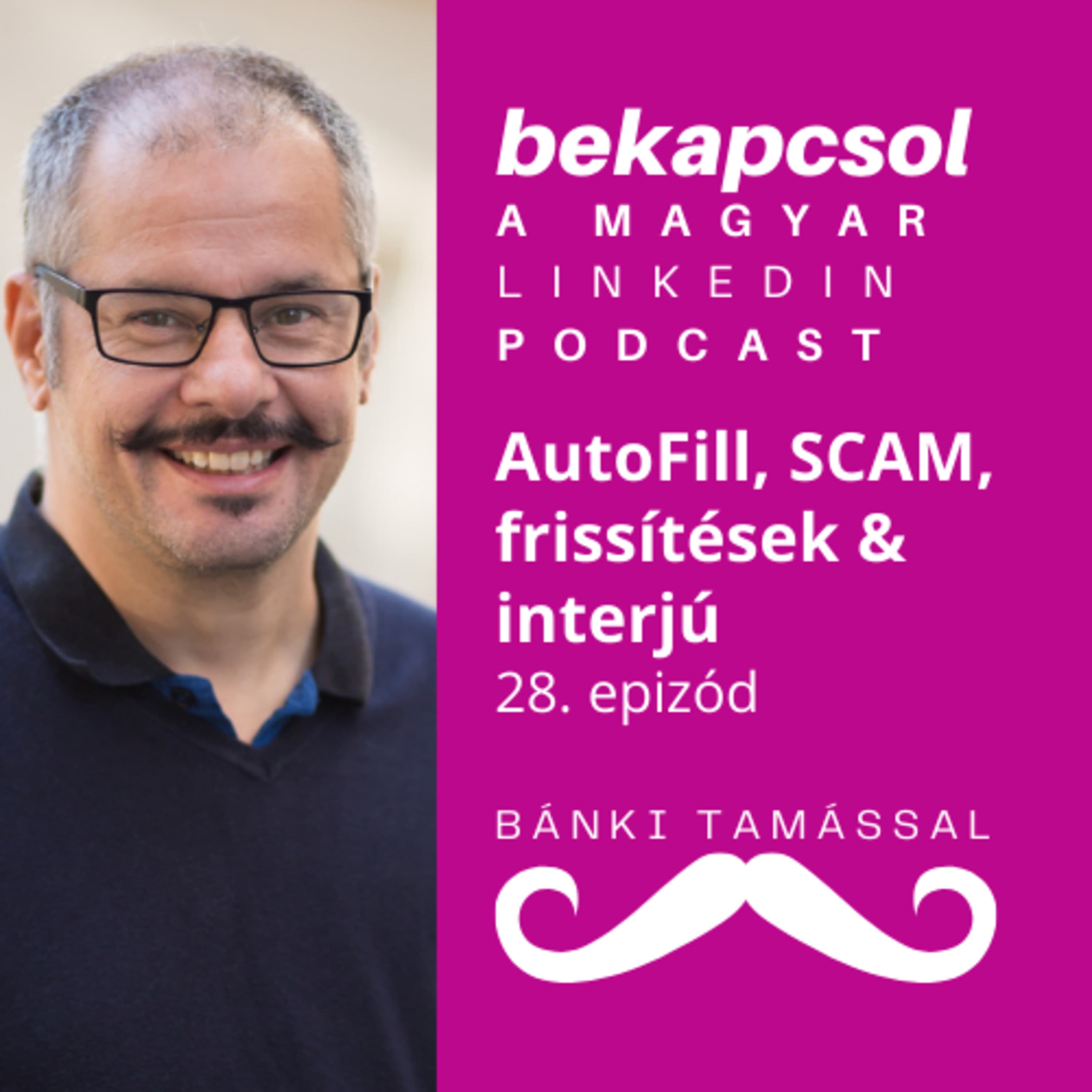 28. AutoFill, frissítések és Linkedin SCAM + interjú László Szilvivel