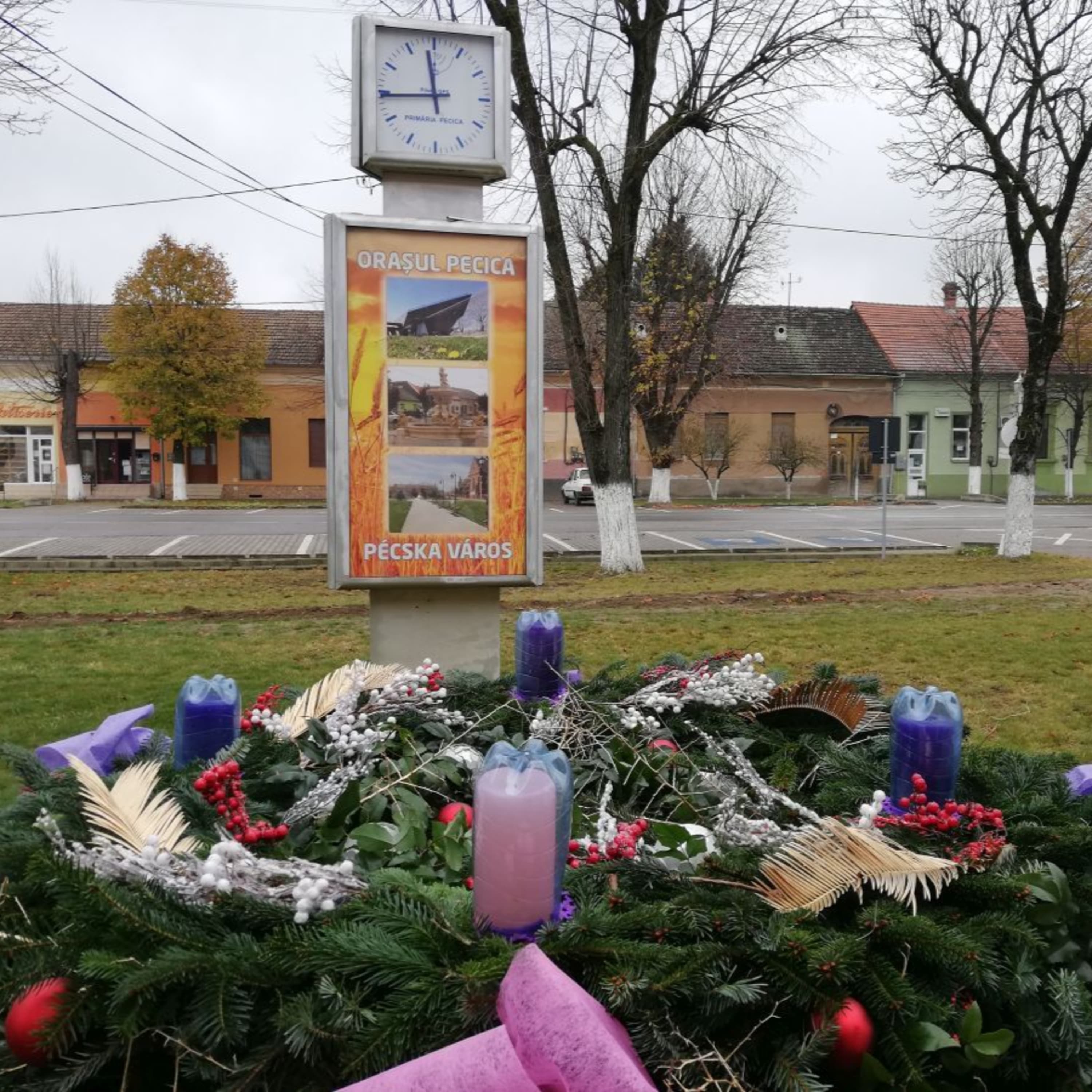 Adventi gyertyagyújtás Pécskán