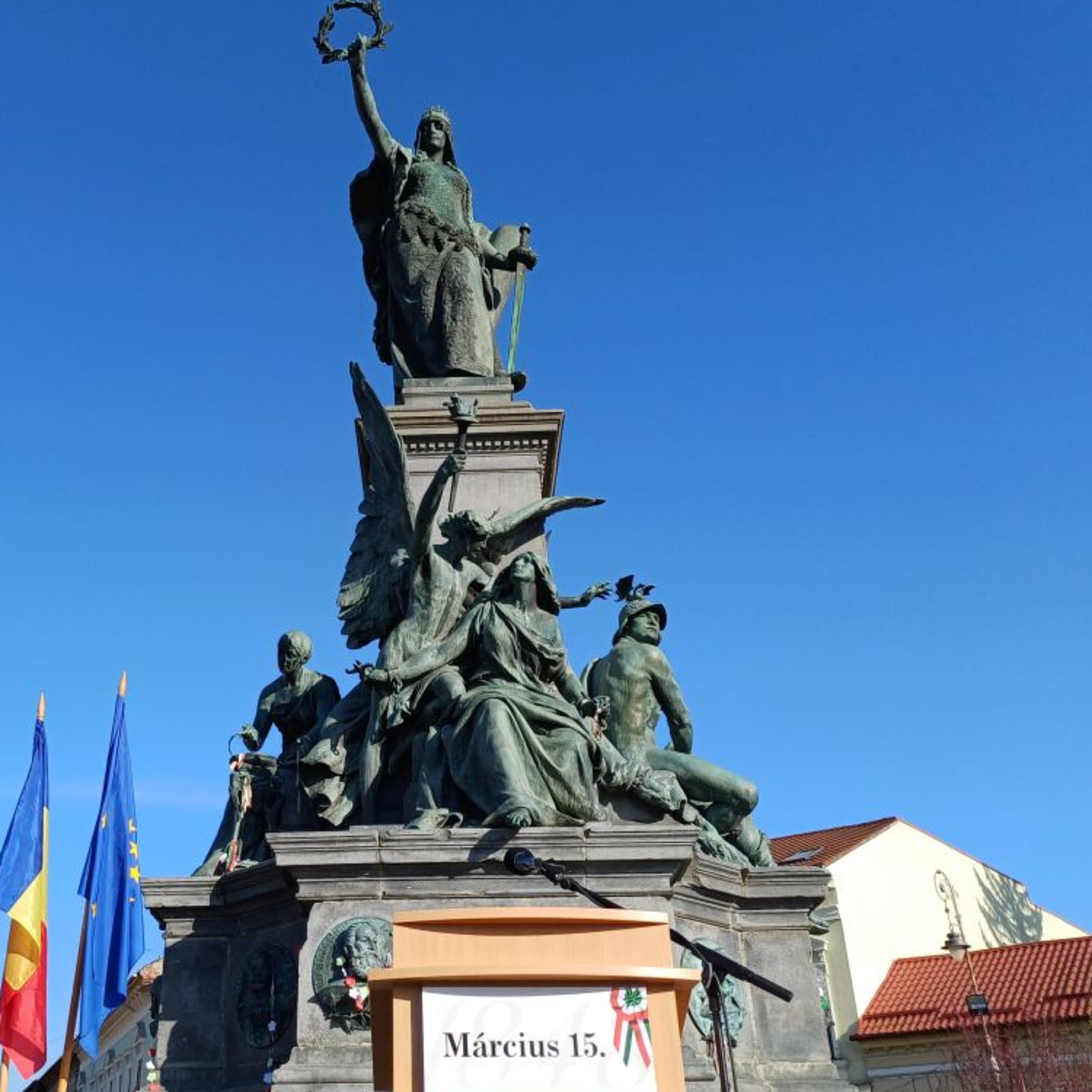 Március 15-i ünnepség Aradon