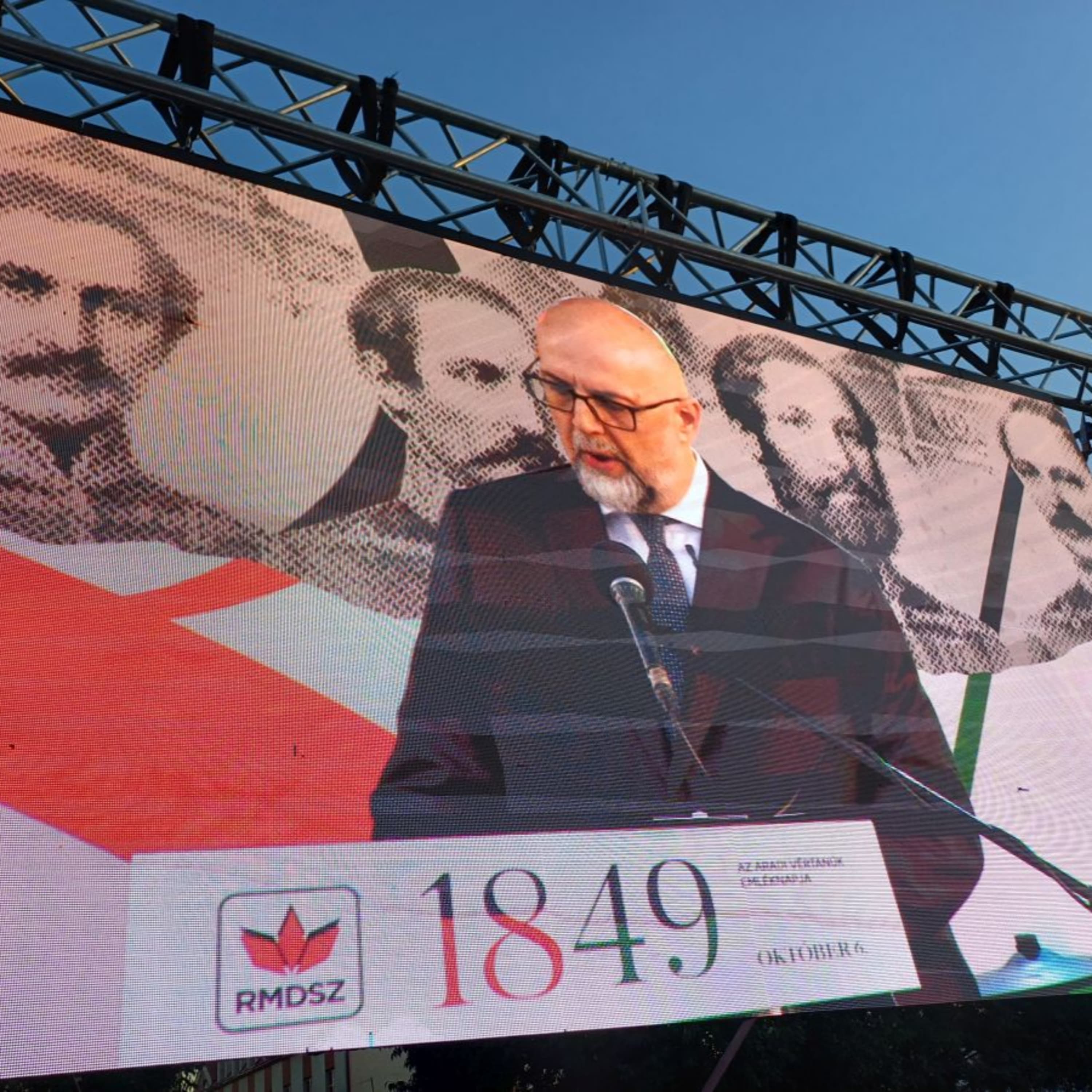Kelemen Hunor beszéde 2026. október 6-án Aradon