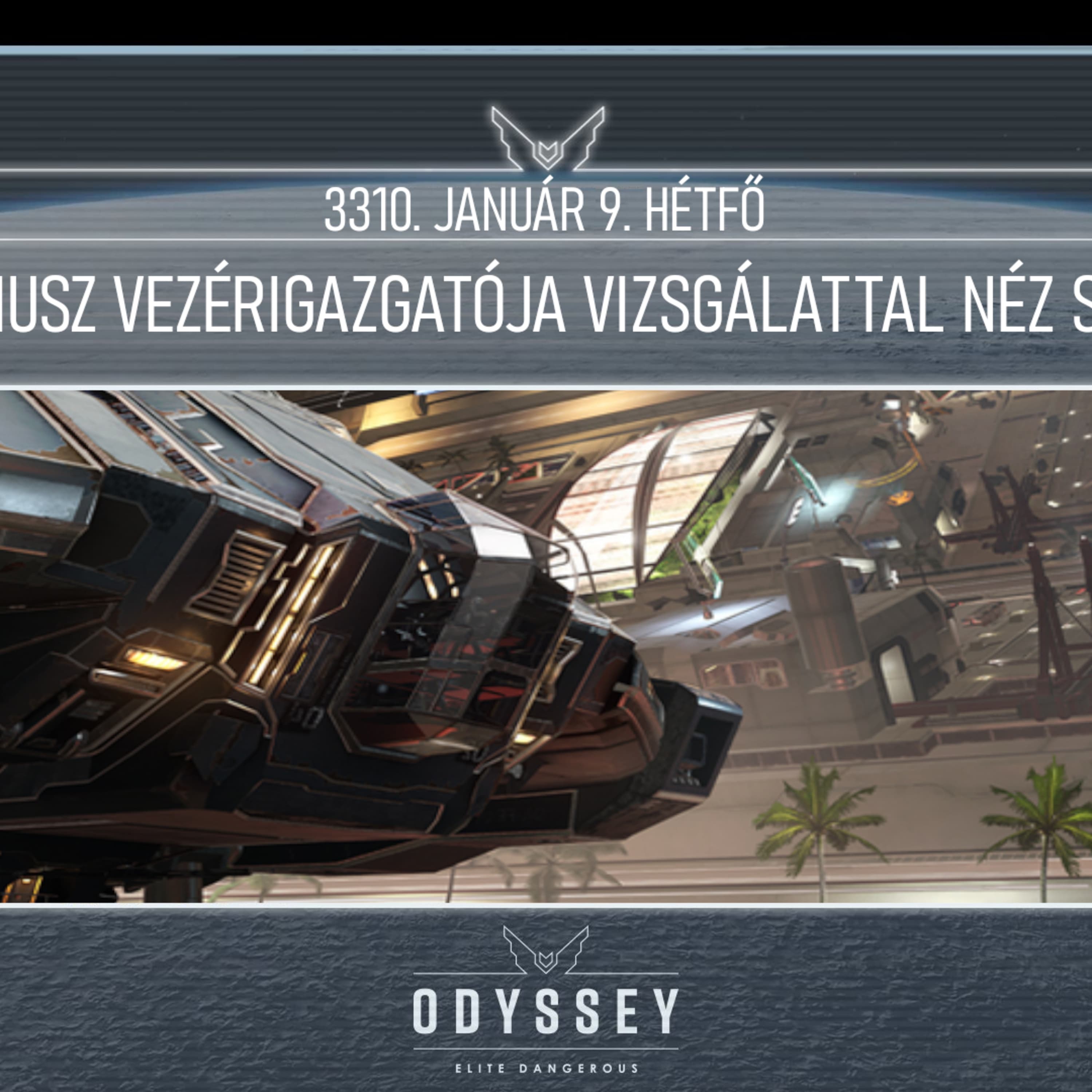 Galnet hírek: 3310. január 8. hétfő - A Sirius vezérigazgatója a közgyűlési vizsgálattal néz szembe