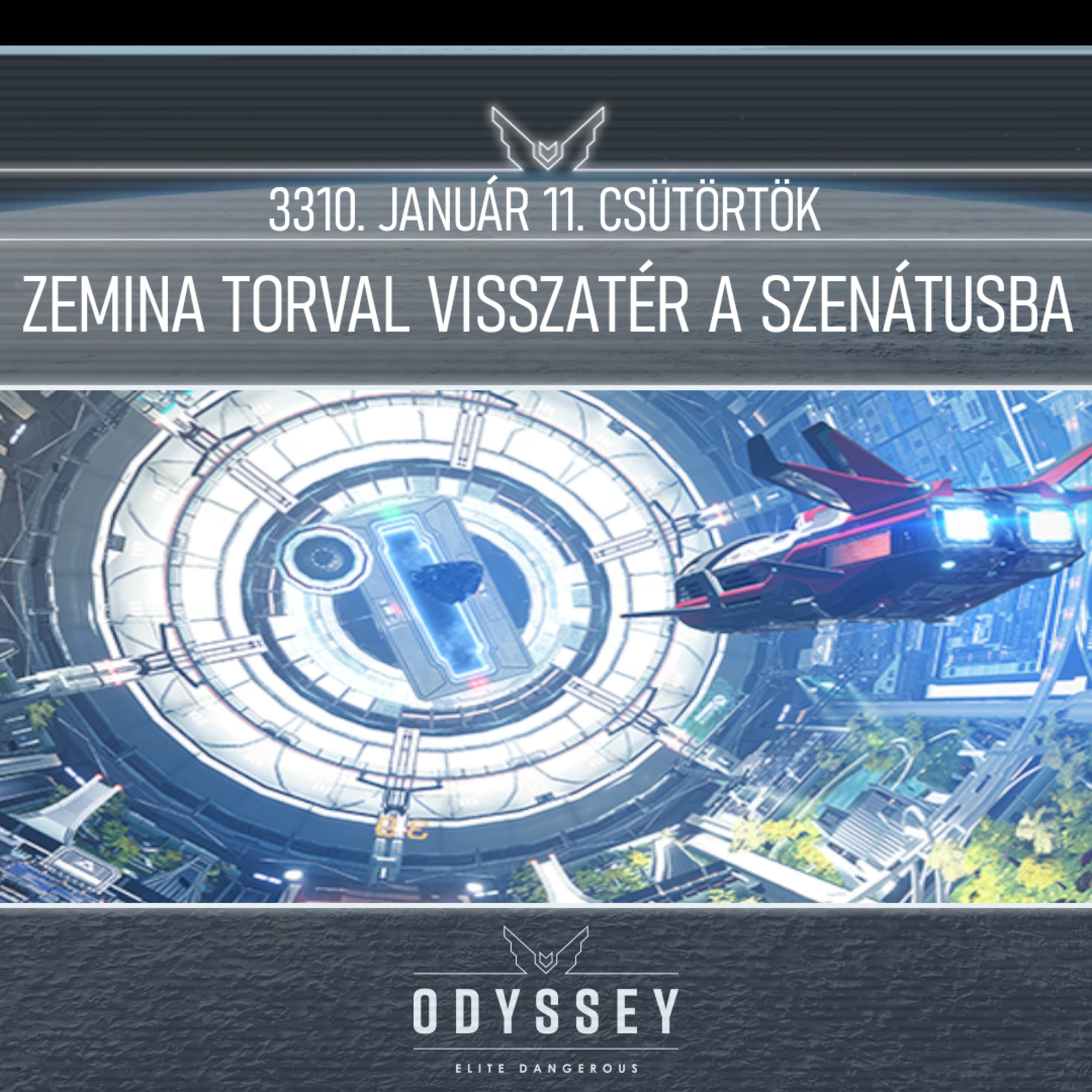 Galnet hírek: 3310. január 11. csütörtök - Zemina Torval visszatér a szenátusba