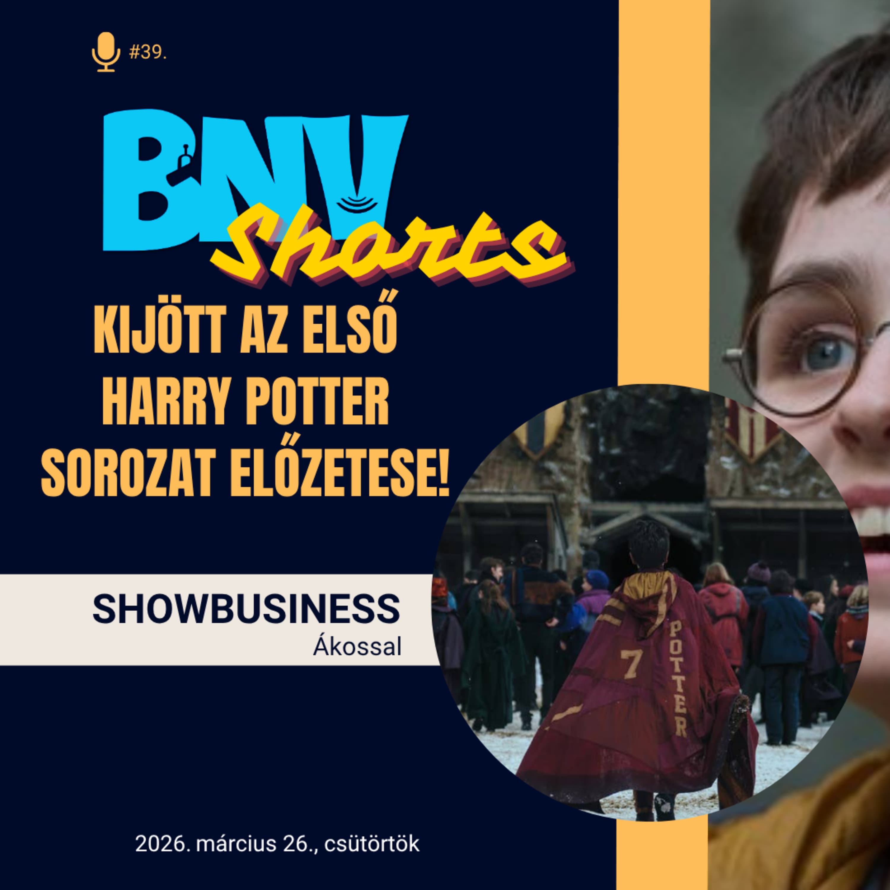 BNV Shorts #39. Kockázat-e az új Harry Potter sorozat?