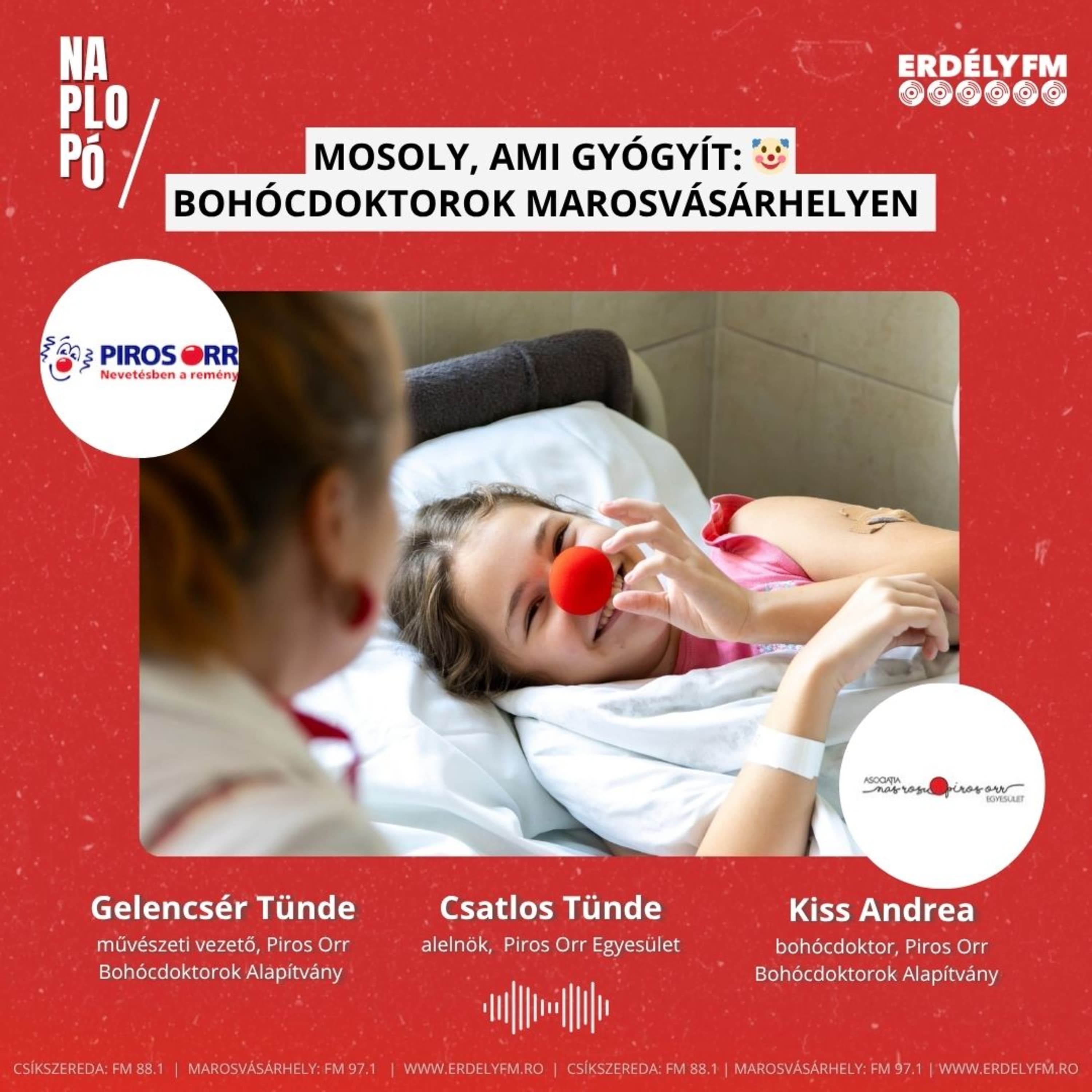 Mosoly, ami gyógyít: 🤡bohócdoktorok Marosvásárhelyen