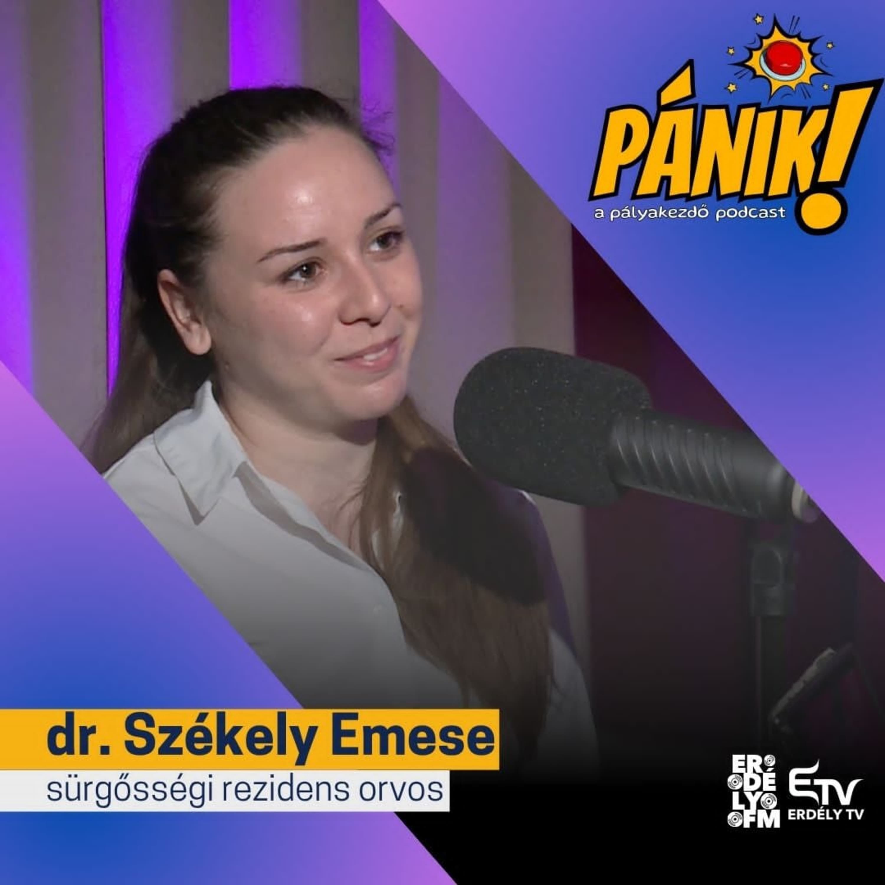 PÁNIK: dr. Székely Emese sürgősségi rezidens orvos