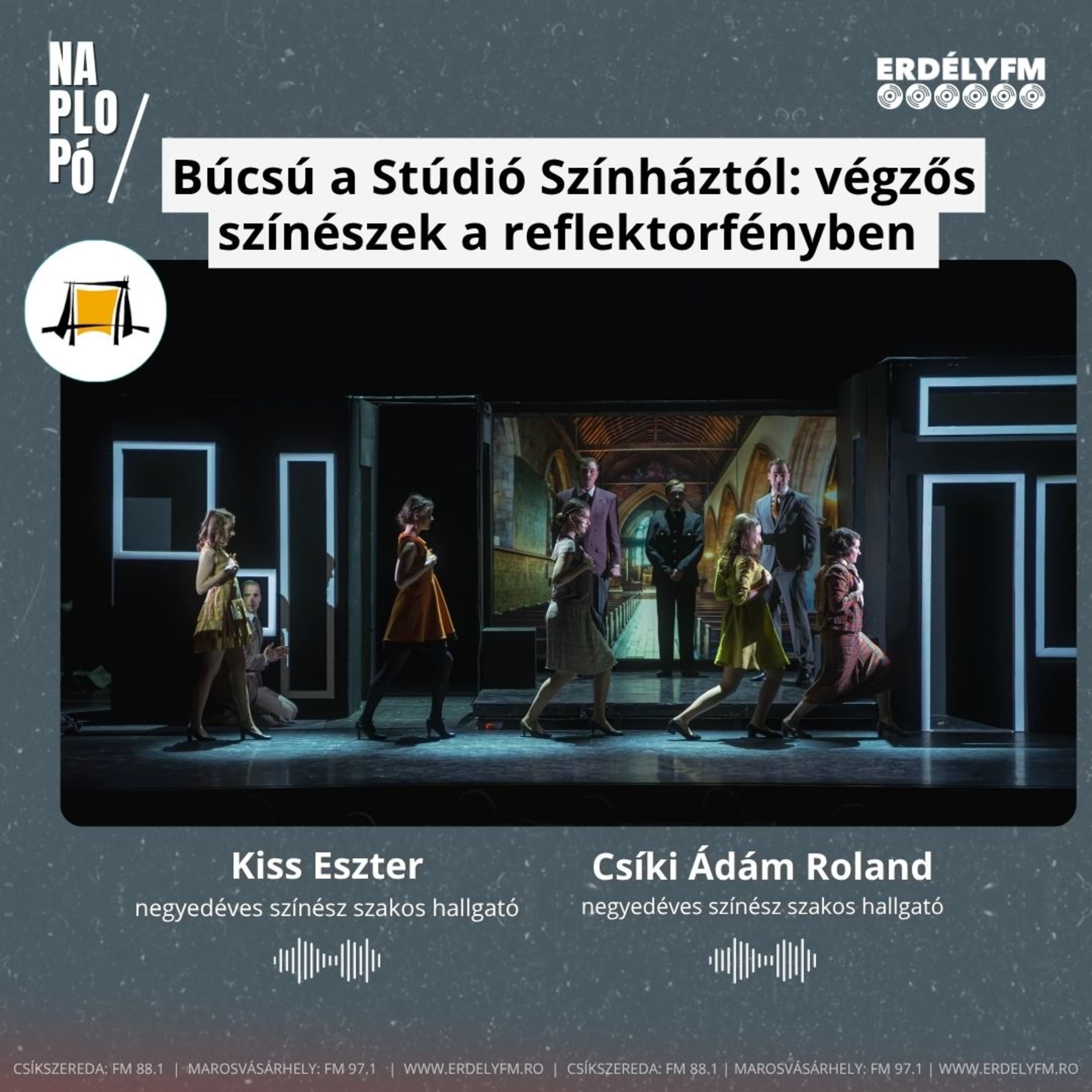 Búcsú a Stúdió Színháztól: végzős színészek a reflektorfényben