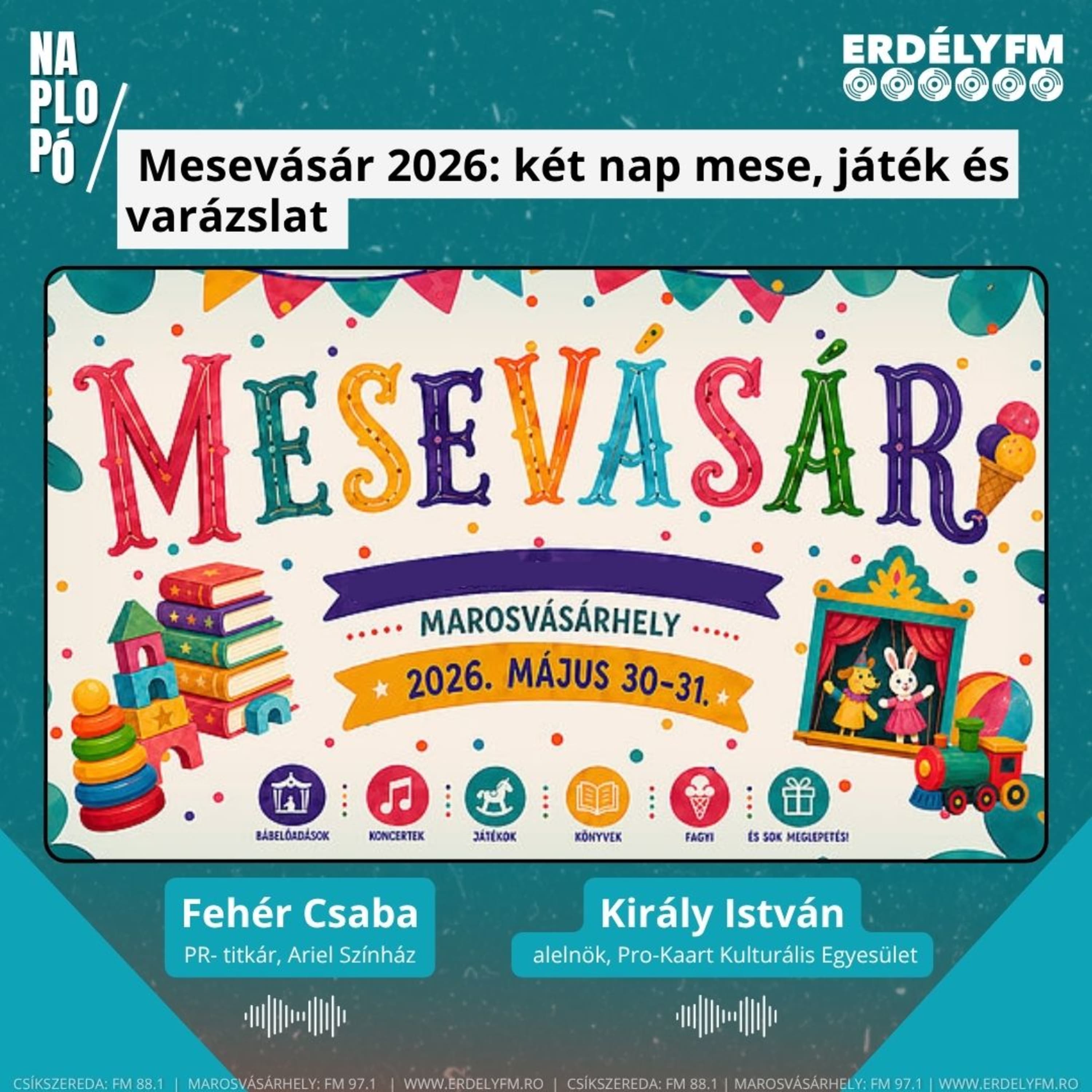 Mesevásár 2026: két nap mese, játék és varázslat