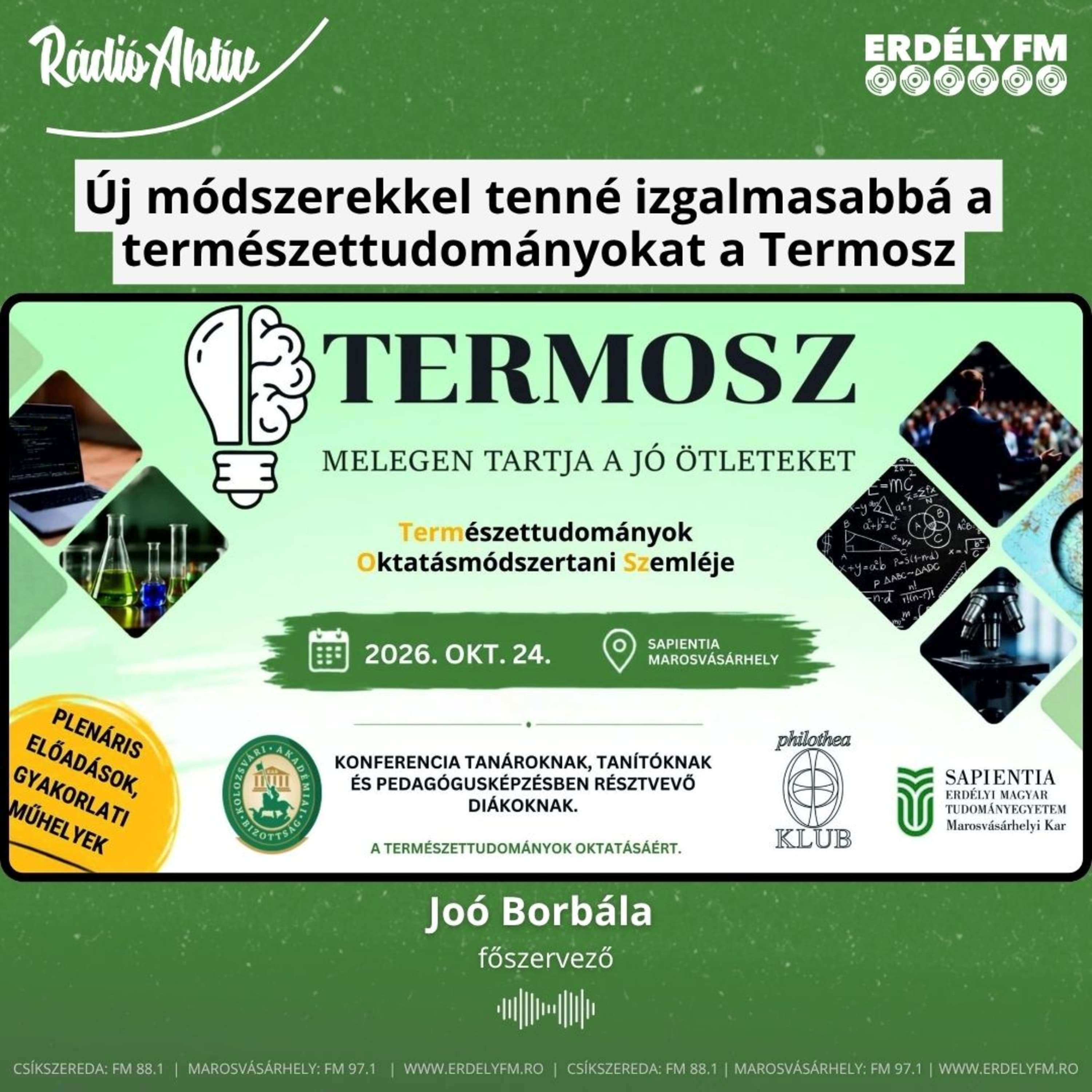 Új módszerekkel tenné izgalmasabbá a természettudományokat a Termosz