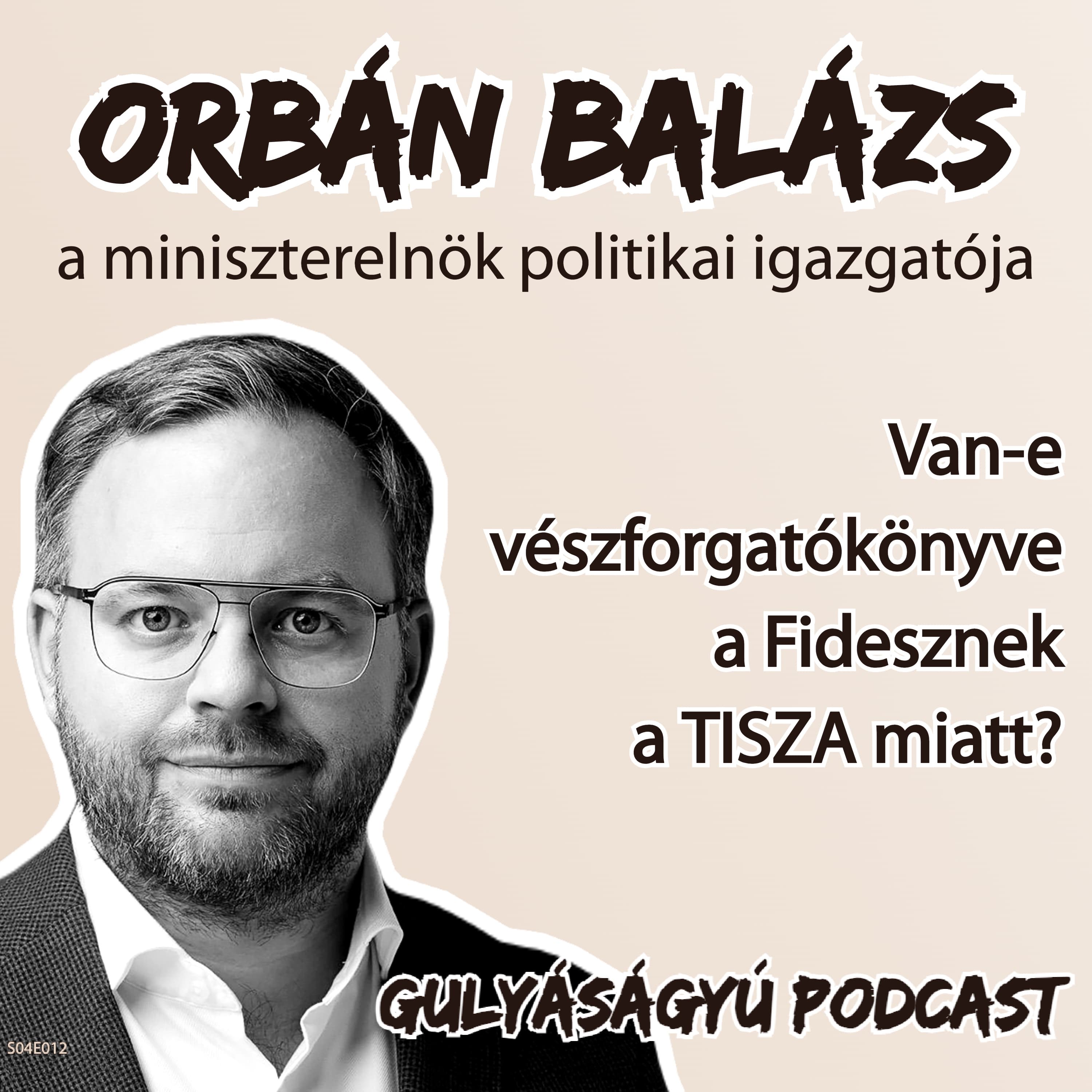 Orbán Balázs – Van-e vészforgatókönyve a Fidesznek a TISZA miatt? – Gulyáságyú podcast S04E02