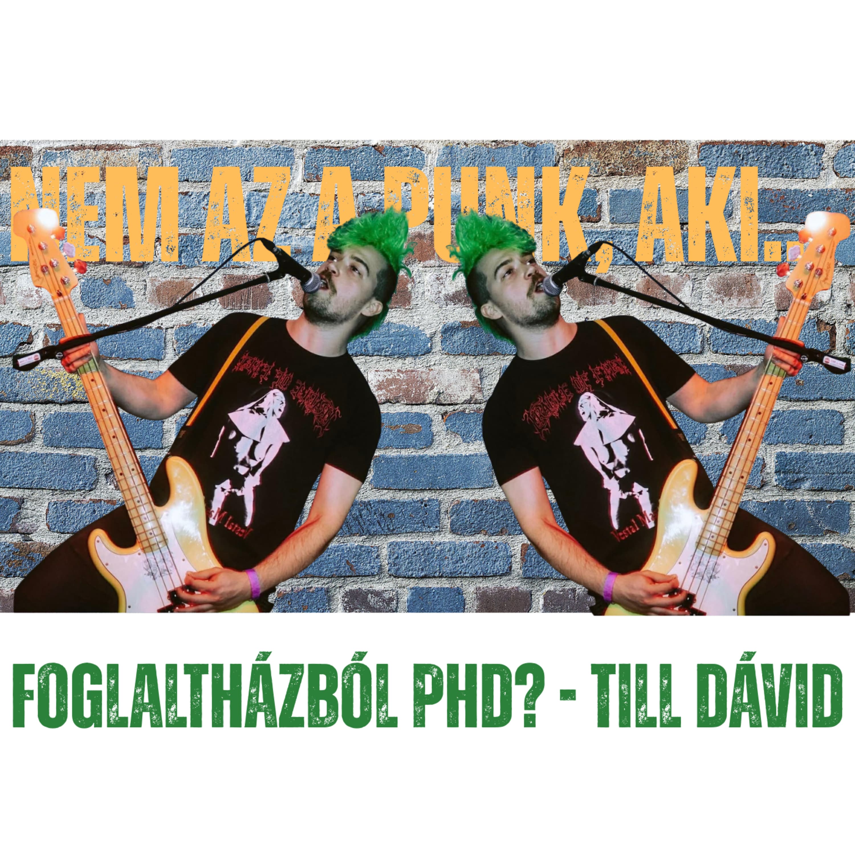 Foglalt házból PHD? Till Dávid a vendégünk a Nem az a punk, aki... podcastban nap#39 spp#169