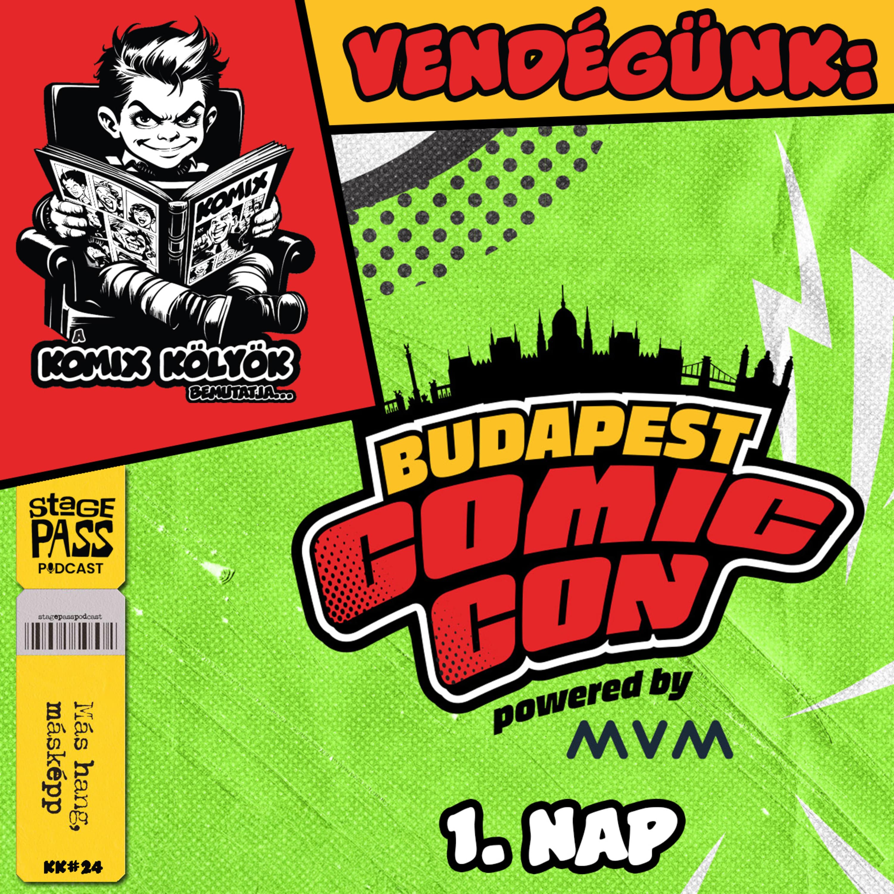 Komix Kölyök bemutatja: Budapest Comic Con 2026 - II. rész, 1. nap - kk#24 spp#193