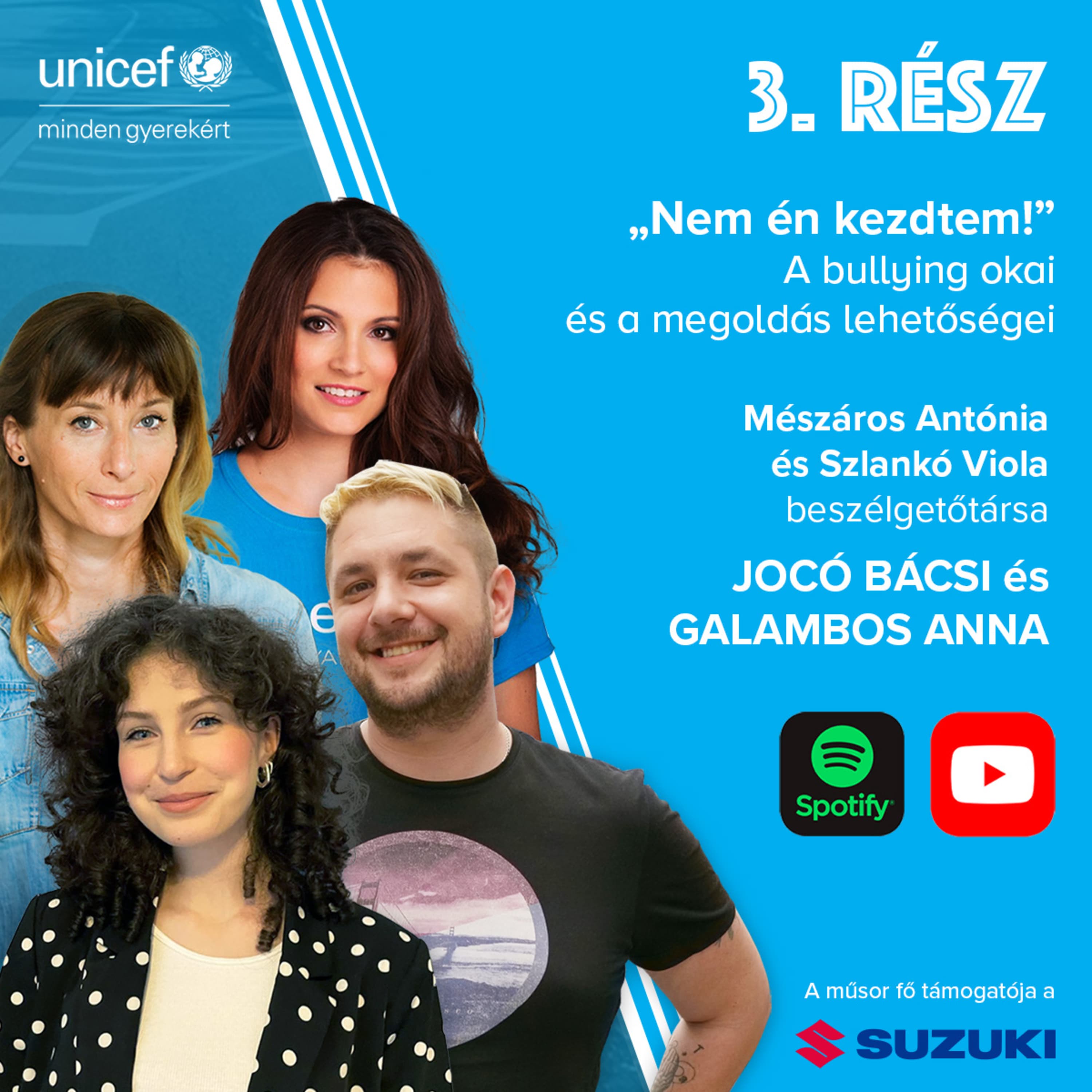 3. Kapcsold be! „Nem én kezdtem!” A bullying okai és megoldás lehetőségei – Jocó bácsival