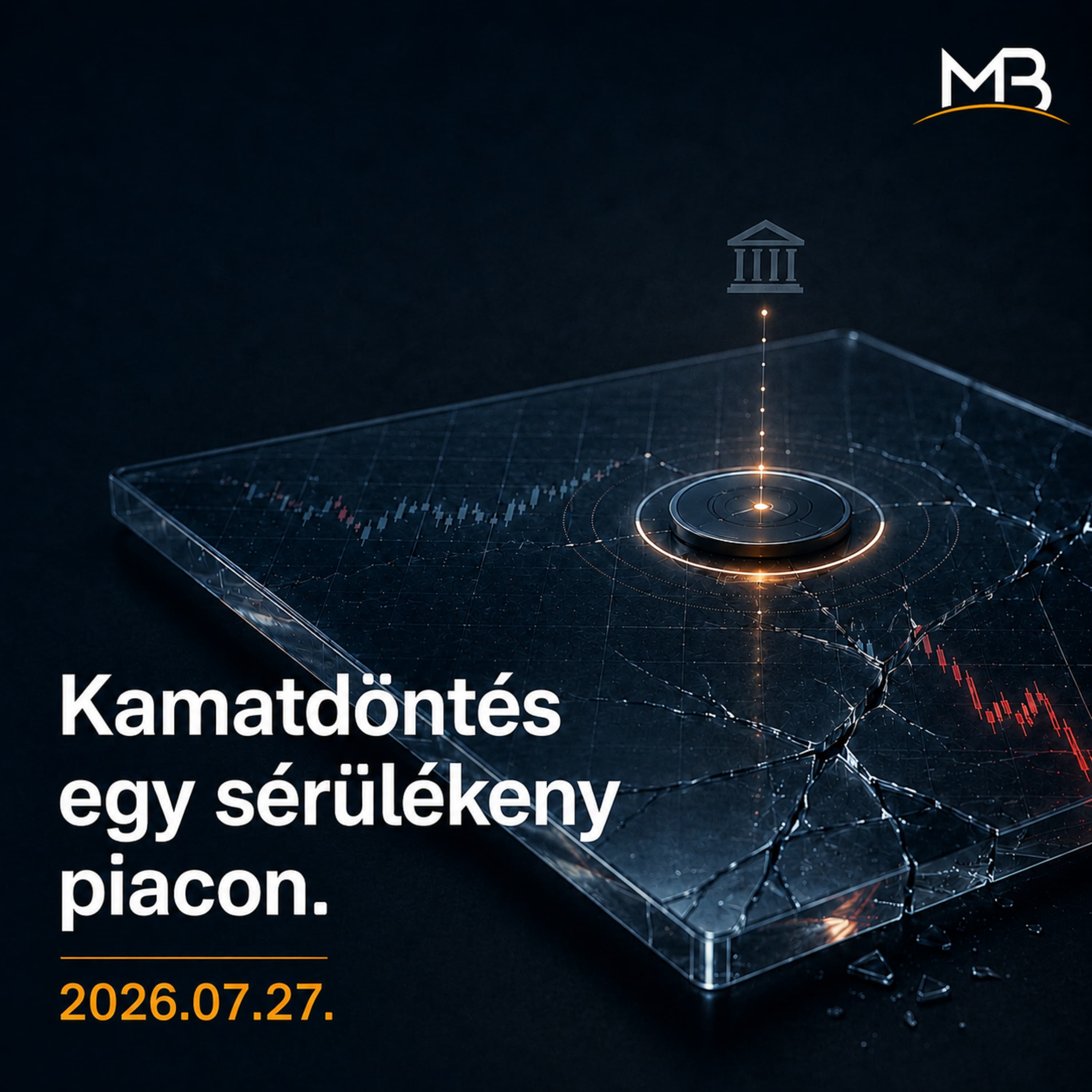 Morning Block: Kamatdöntés egy sérülékeny piacon. 2026.07.27.