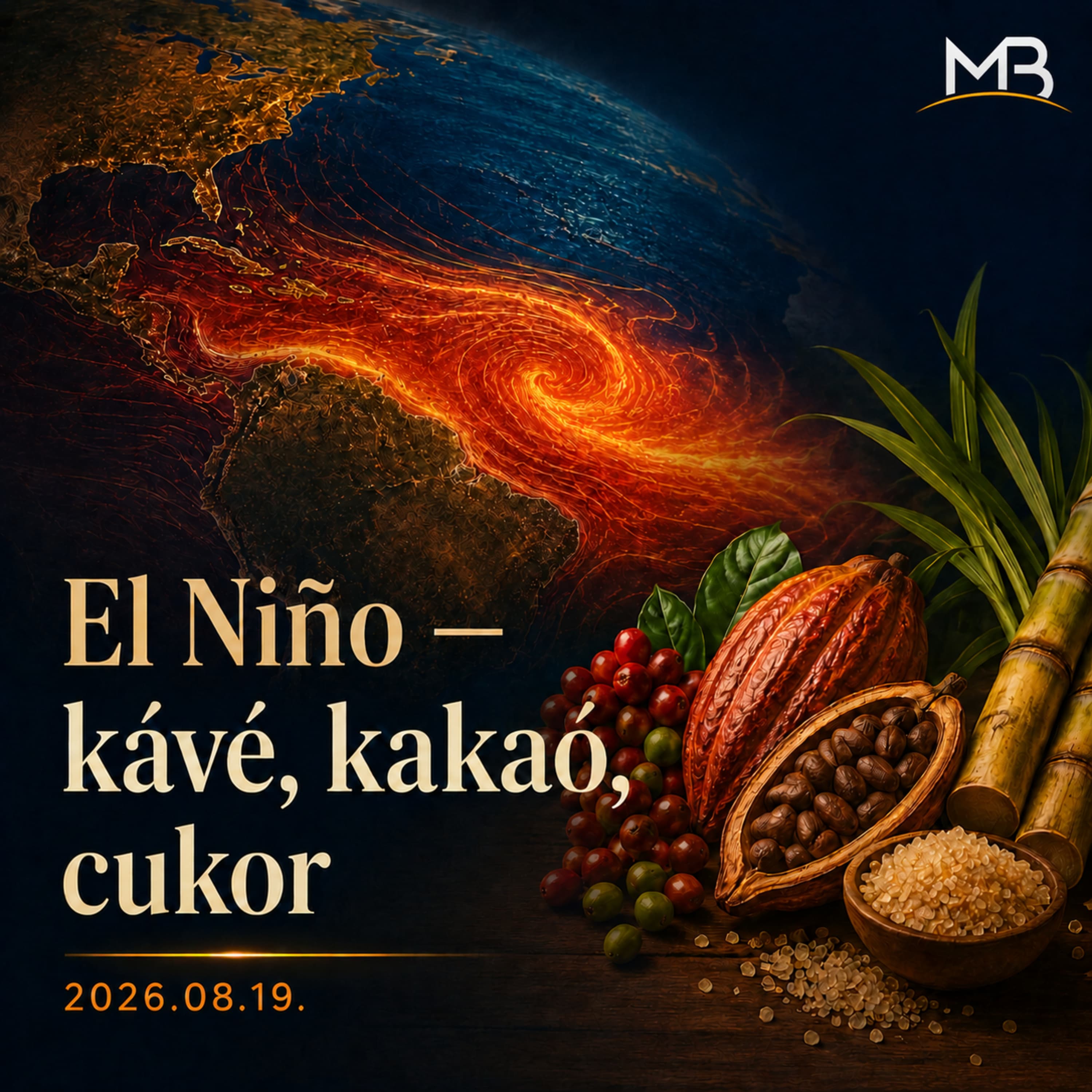 Morning Block Decode: El Niño — kávé, kakaó, cukor. 2026.08.19.