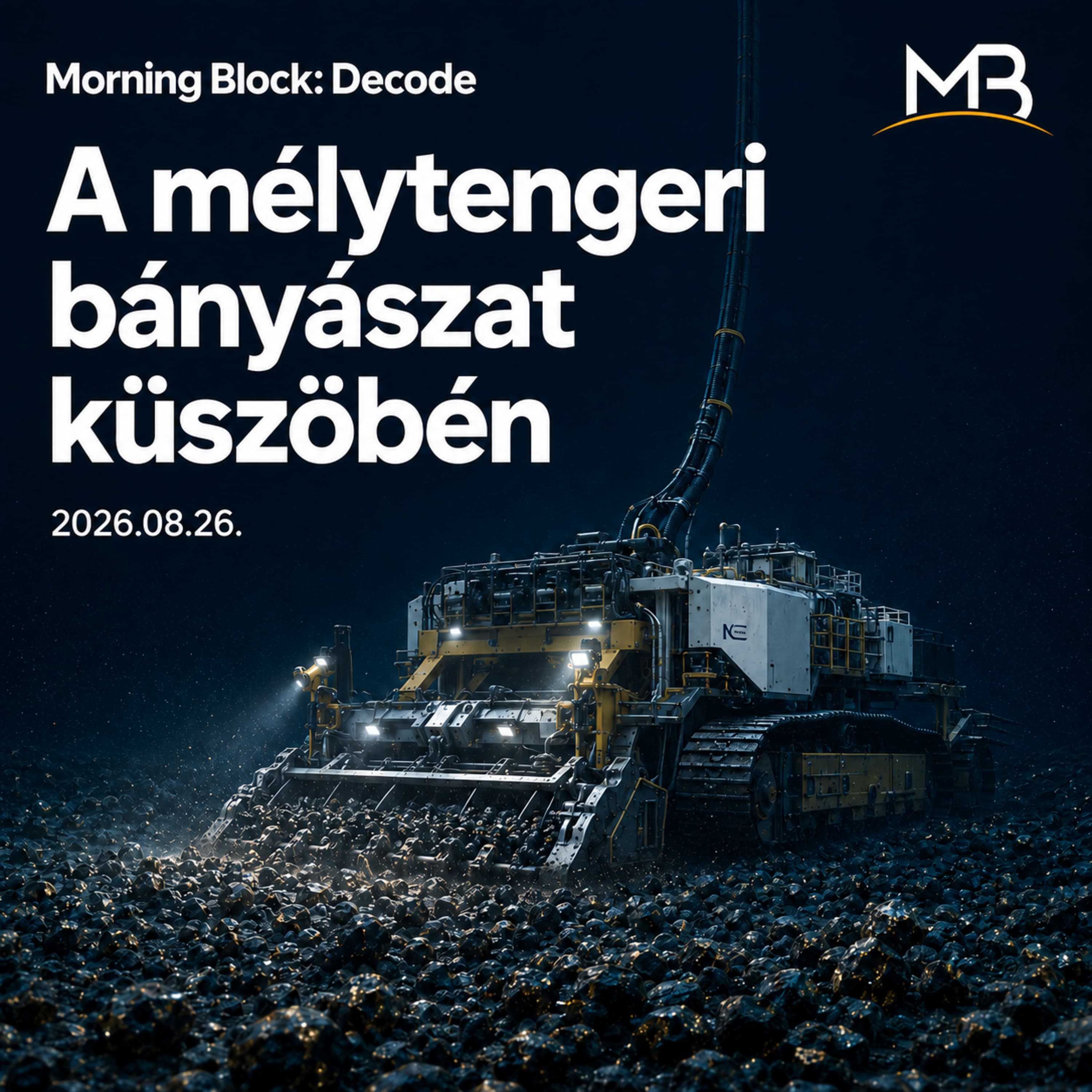 Morning Block: Decode — A mélytengeri bányászat küszöbén. 2026.08.26.