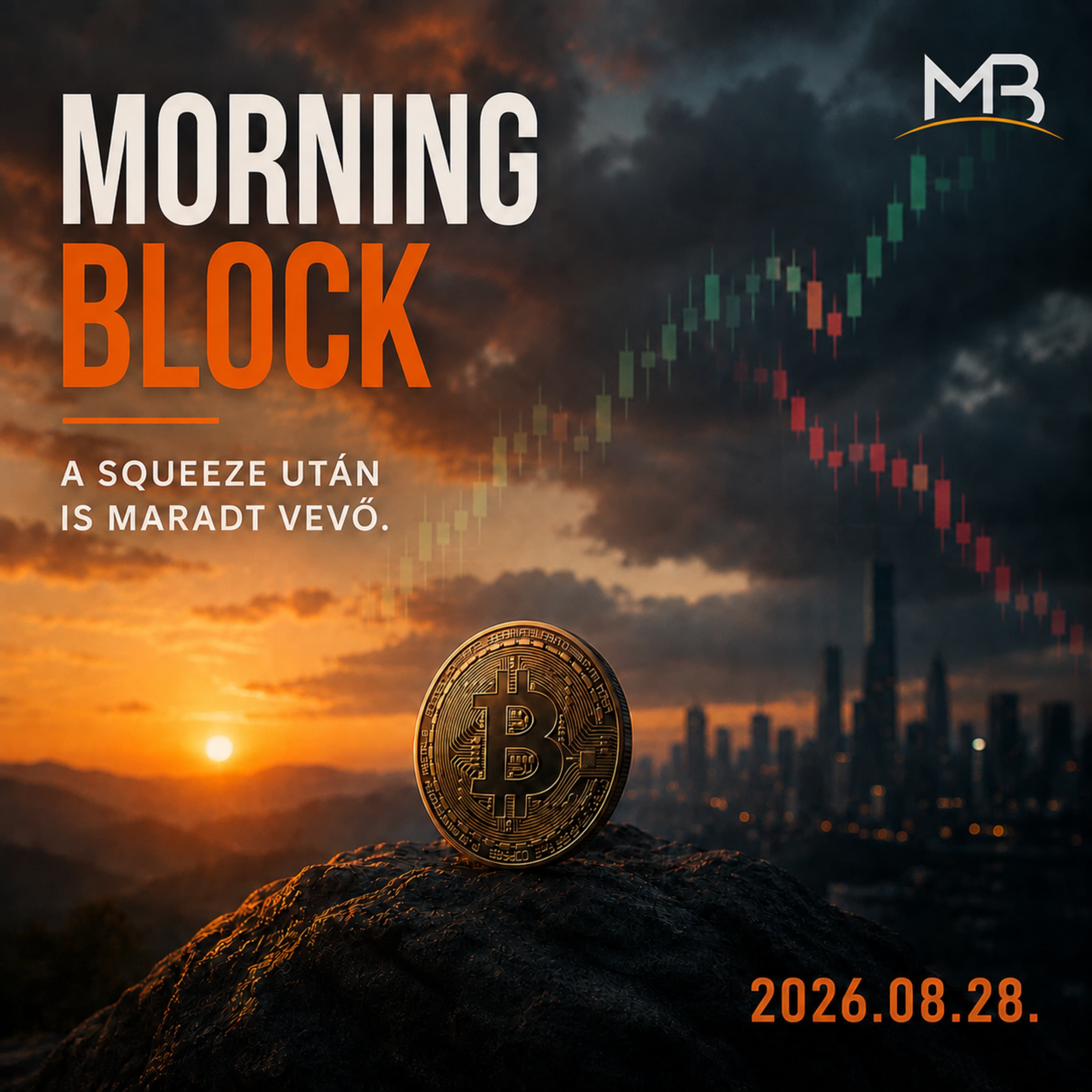 Morning Block: A squeeze után is maradt vevő. 2026.08.28.