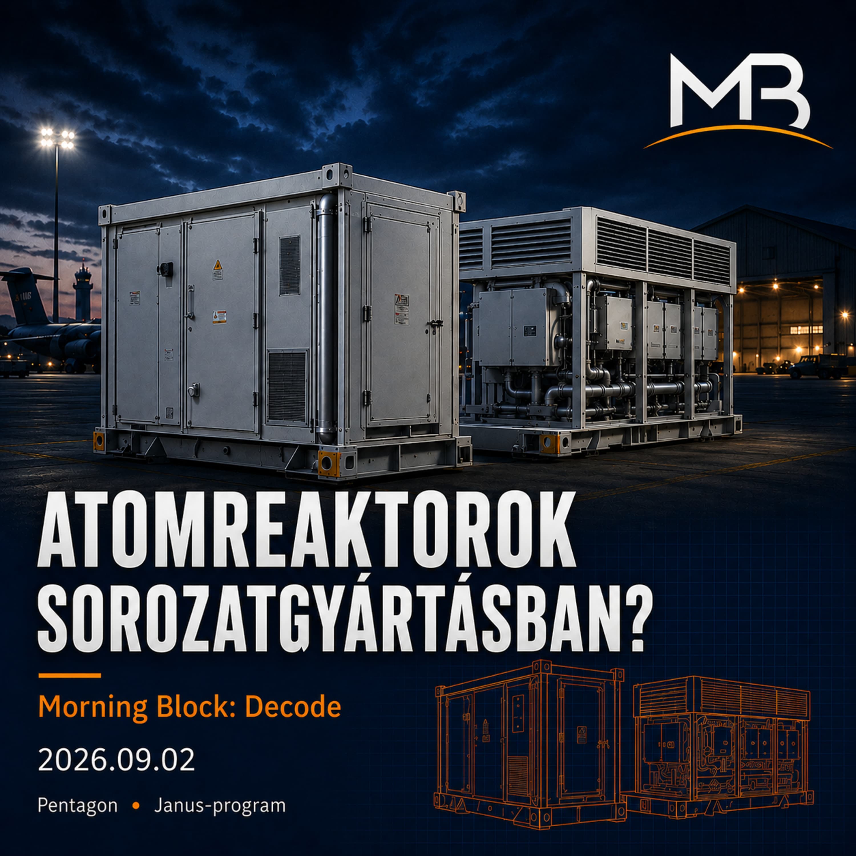 Morning Block: Decode — Atomreaktorok sorozatgyártásban? 2026.09.02