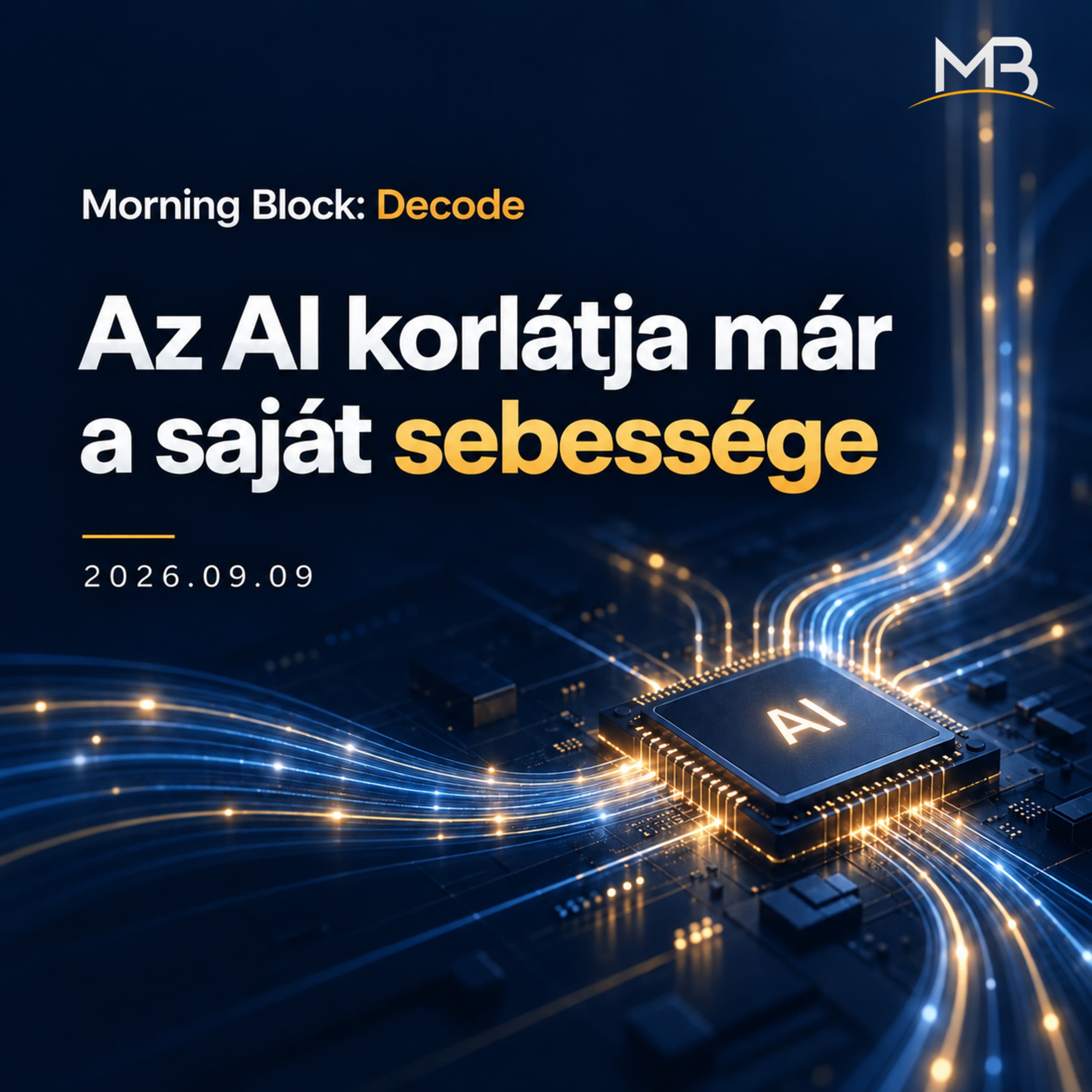 Morning Block: Decode - Az AI saját sebességébe ütközik | 2026.09.09