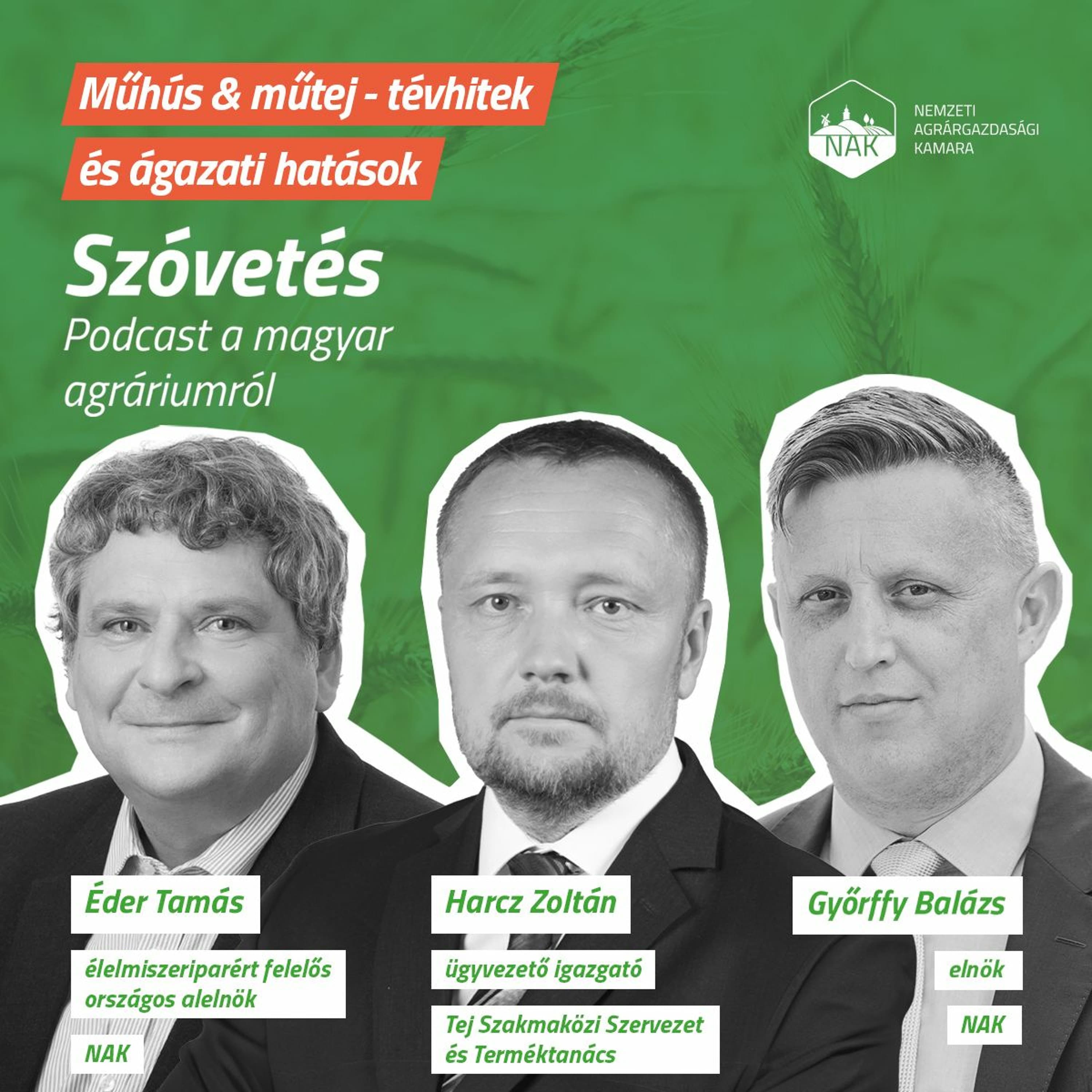 Műhús & műtej - tévhitek és ágazati kihívások - SZÓVETÉS podcast - 4. évad 7. epizód