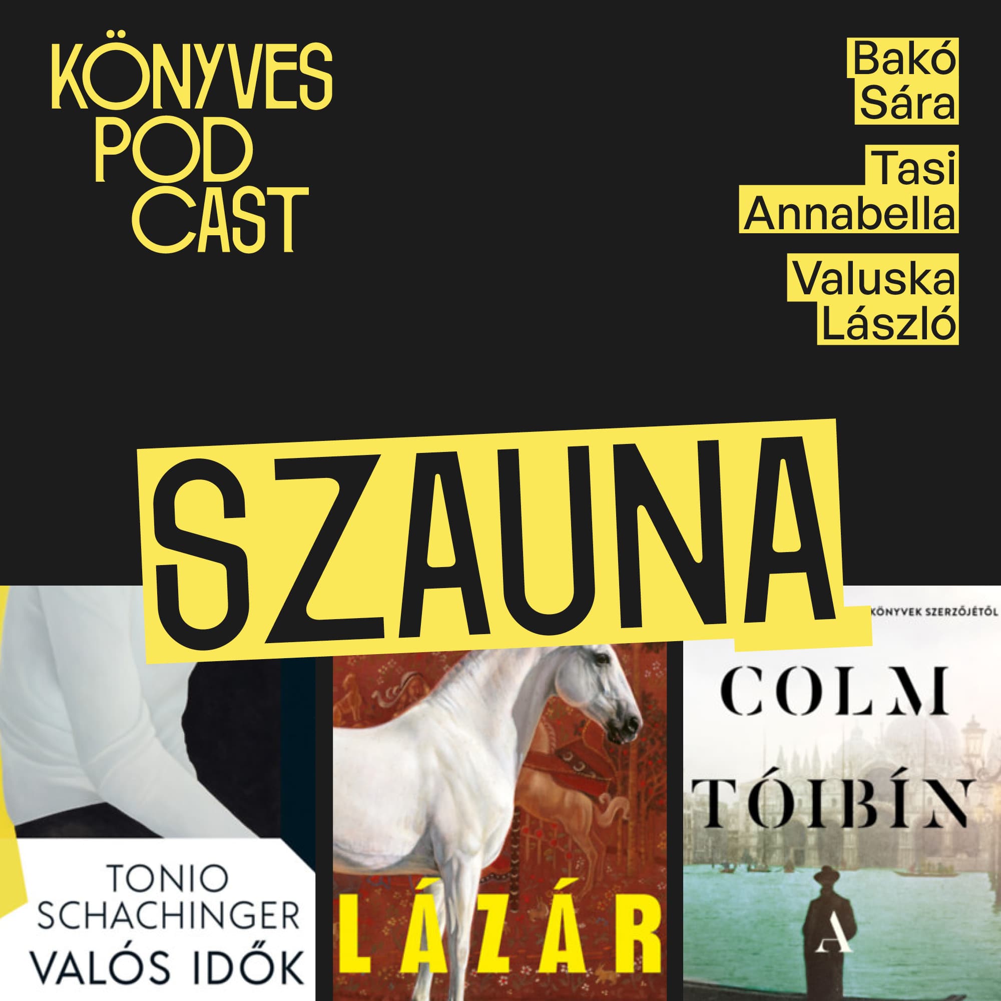 Sztárszerzők Budapesten: kibeszéltük Tóibín, Biedermann és Schachinger könyveit / Szauna podcast